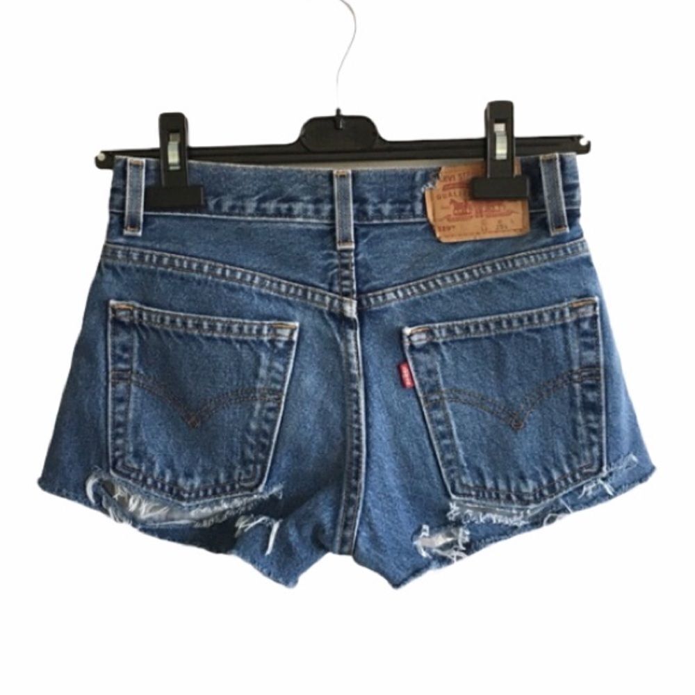 Levi's 529 Cut Off Denim Shorts Blue Size 25